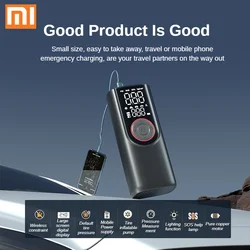 Xiaomi Wireless Tire Inflator Pump 6000mAh Electric Portable Car Air Compressor Inflate Air Pump for Moto Bike Car Tyre Balls