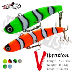 WALK FISH 1PCS VIB 10g 14g Sinking Vibration Fishing Lure VIB Winter Ice Fishing Hard Plastic Artificial Pike Bait Tackle Isca