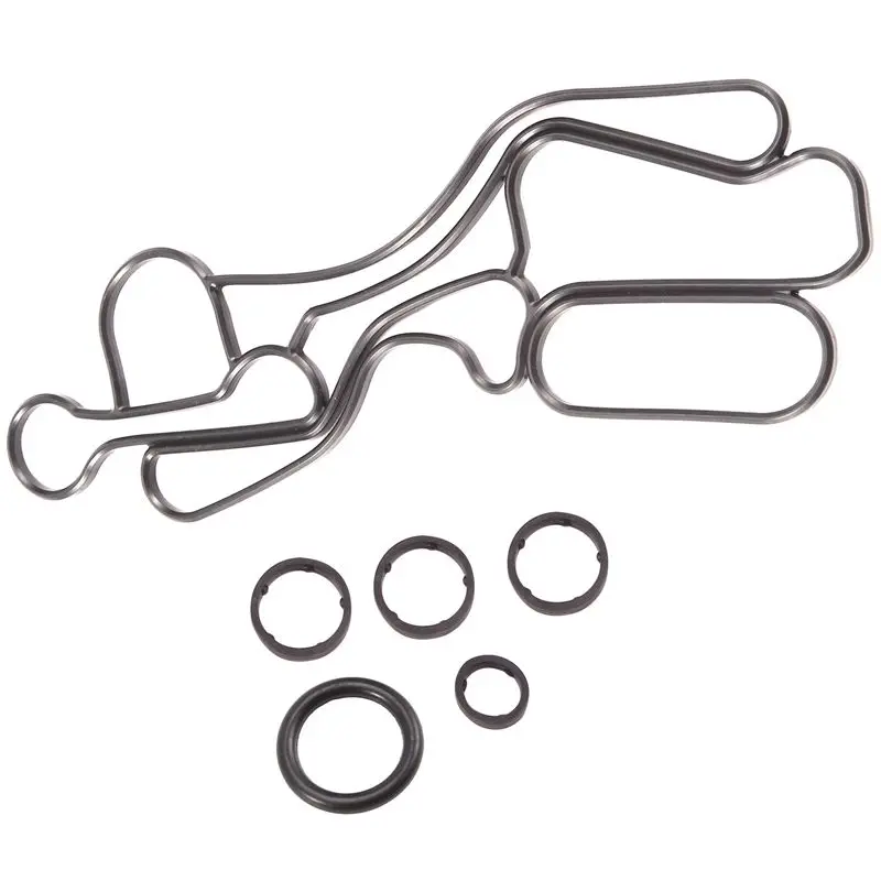 2X O'ring Gasket Set Of Oil Cooler LR013149 For Land Rover Discovery 4 Range Rover Sport 3.0 V6 LR013151 LR013161-N30R