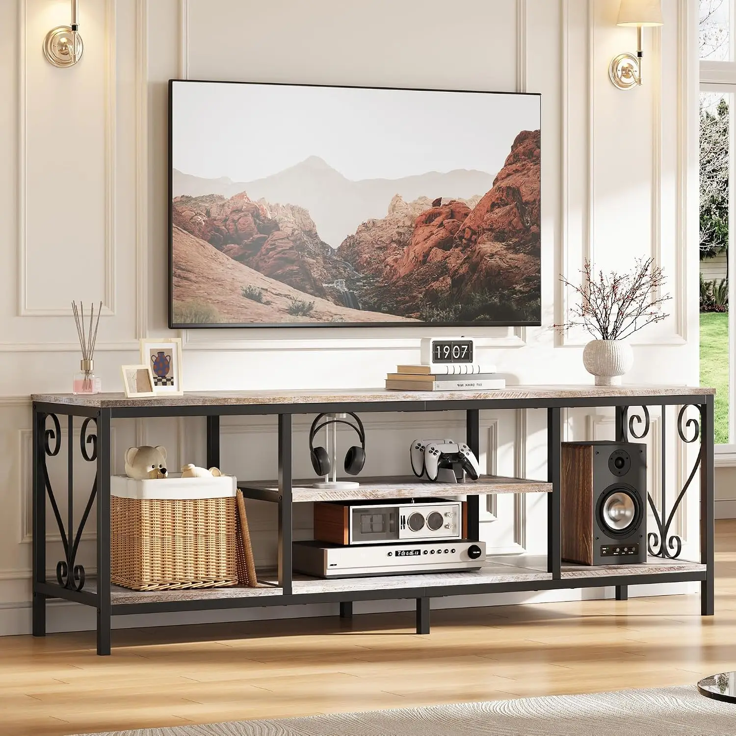 Industrial TV Stand 63