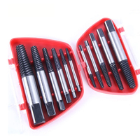 Screwdriver Extractor Drill Bit Set 5PCS/6PCS Carbon Steel Double Side Screw Pull Center Drill Bits Broken Damaged LK-AA363