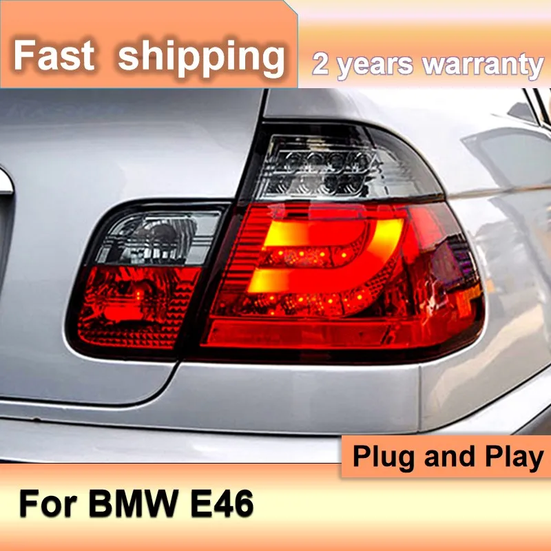 Car Accessories for BMW E46 Tail Lamp 2001-2005 BMW 325i Tail Light 320i 318i 313i Rear DRL Fog Brake Turn Signal Reversing