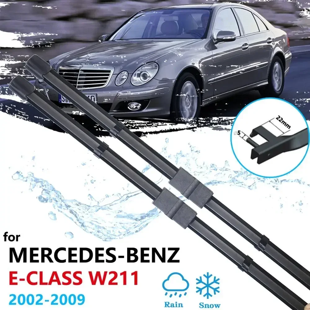 For Mercedes Benz E Class W211 S211 VF211 2002~2009 Windshield Wiper E200 E250 E270 E280 E300 E320 E350 E400 Car Wiper Blade