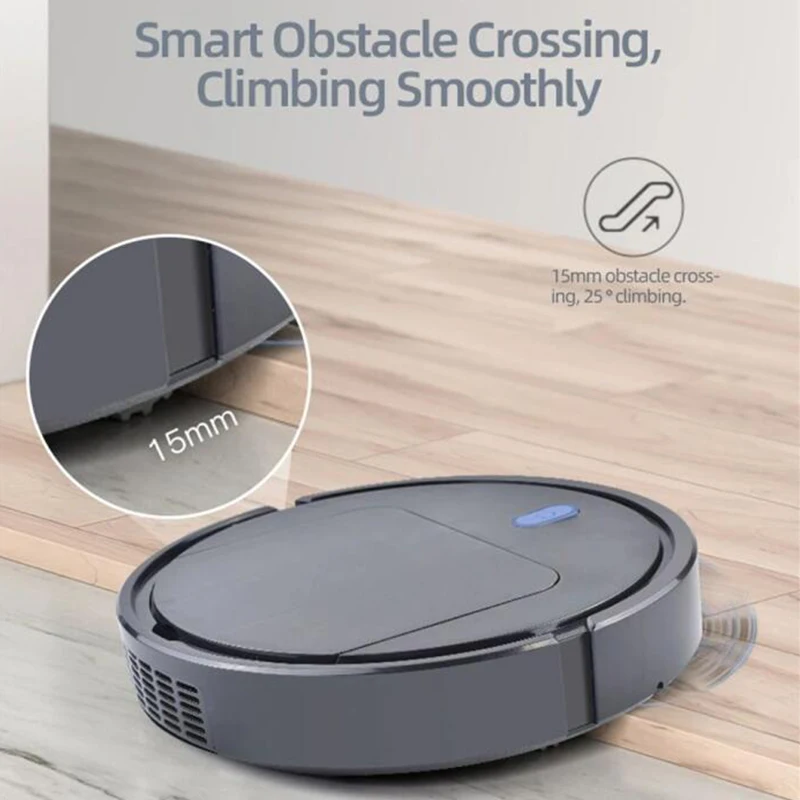 Aspirapolvere intelligente 3-in-1 spazzatrice automatica Wireless bagnata e asciutta macchina per la pulizia ultrasottile Mopping Robot Home