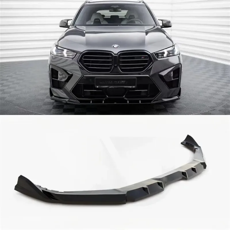 

For BMW F95 X5M ReaI Carbon Fiber Front Bumper Lip Spoiler Kit