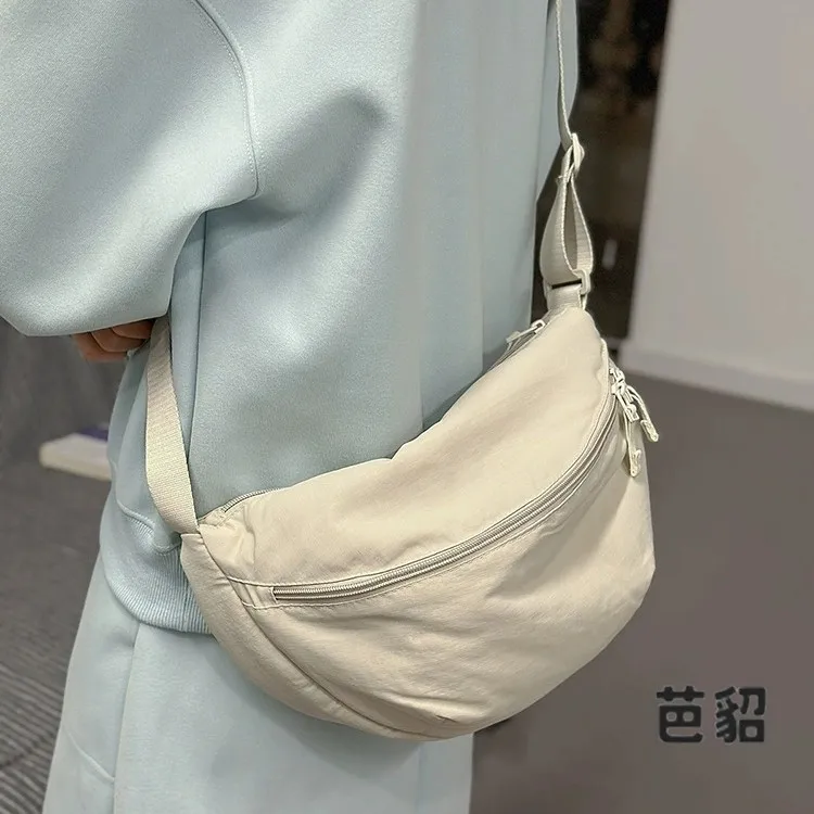 超軽量防水クロスボディバッグ-通勤用-携帯電話用-レディースチェストバッグ-レジャー-多用途-ユニセックス-シングルショルダーバッグ