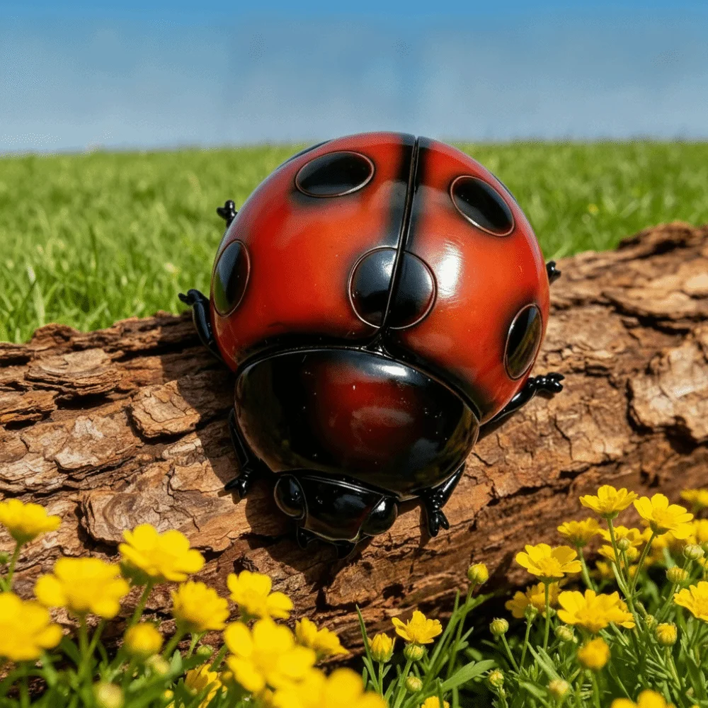 LED Glow Glowing Ladybug Night Light Modern Minimalist Style Individual Packaging Rare Decorative Item Beetle Night Light
