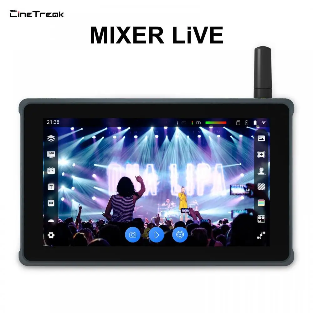 Cinetreak MIXER LiVE Video Switcher 5.5inch Touch Screen 1500nits 4K Multi Format HDMI-compatible Video Streamer & Recorder