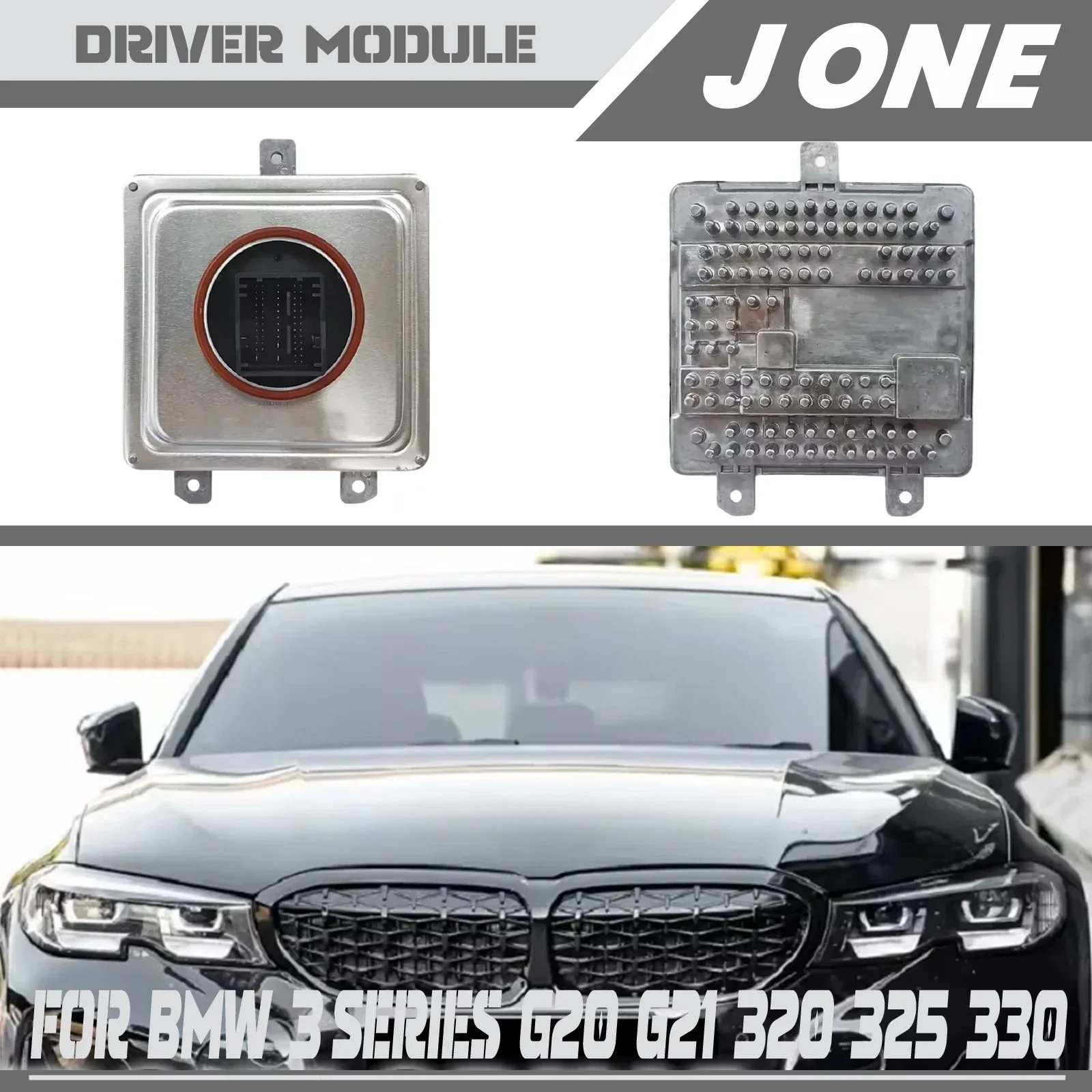 For BMW 3 Series G20 G21 Headlight Control Module, Fits 2019-2022 320i/325i/330i, Designed for Use with New Headlights