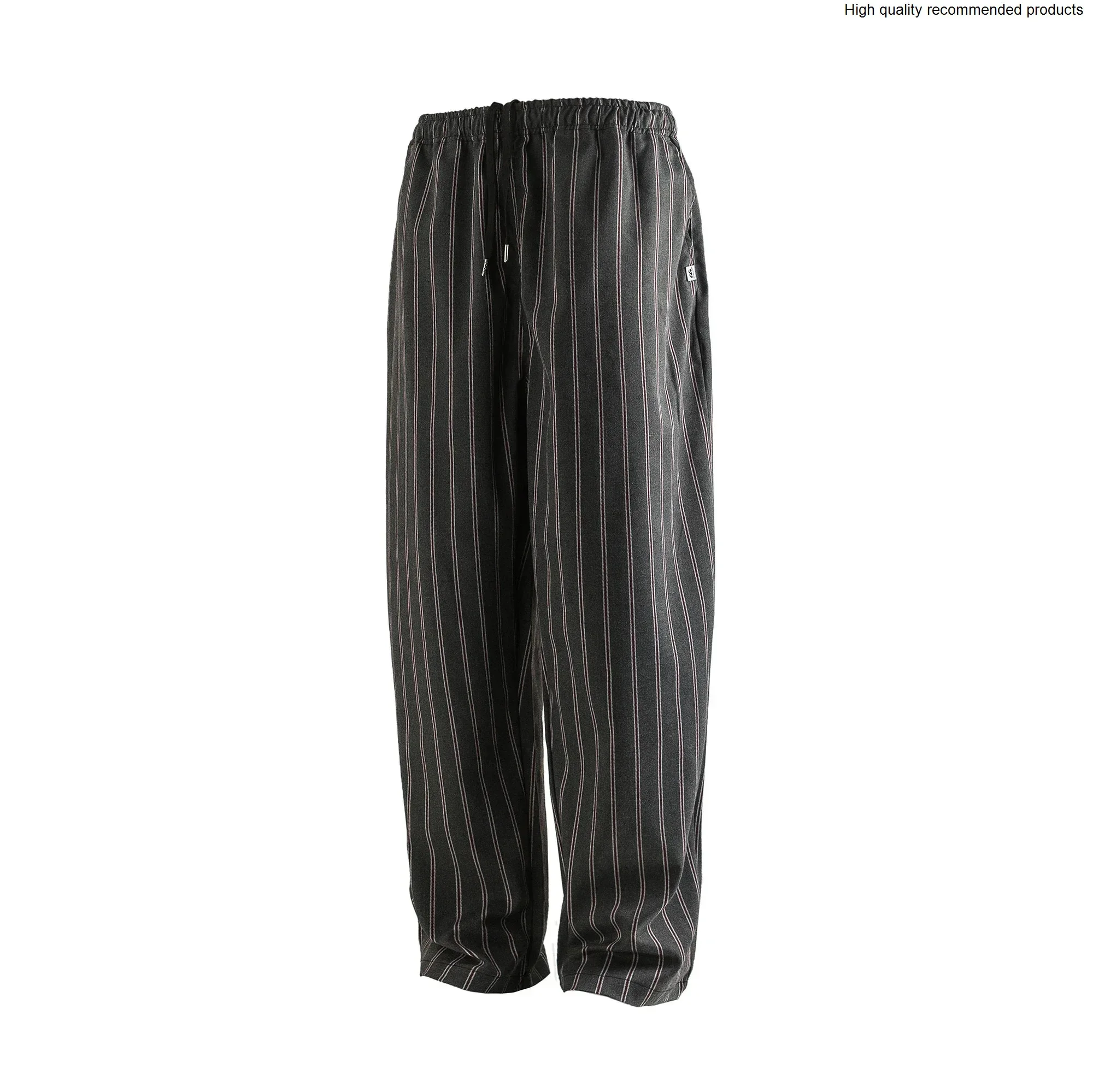 

Chef Stripe Cityboy Pants Japanese Men Streetwear Fashion Loose Casual Wide Leg Cargo Baggy Pants Oversize Harem Trousers