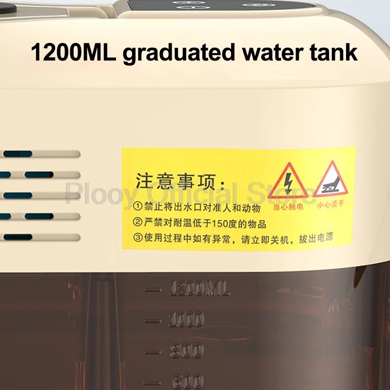 110/220V 1500W High-Power Portable Steam Cleaner with 15s Quick Warm-Up, Pressure Washer Handheld Car Washer Machine for Home