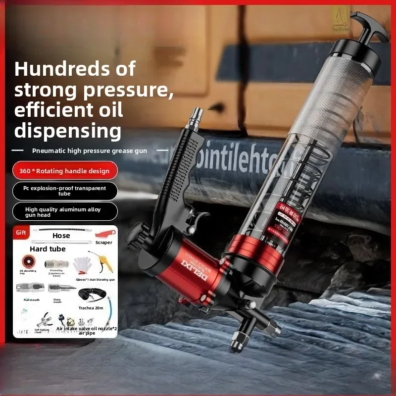 

2025 Pneumatic Butter Gun Excavator Lubricating Automatic Oil Injector Small Butter Machine High Pressure Butter