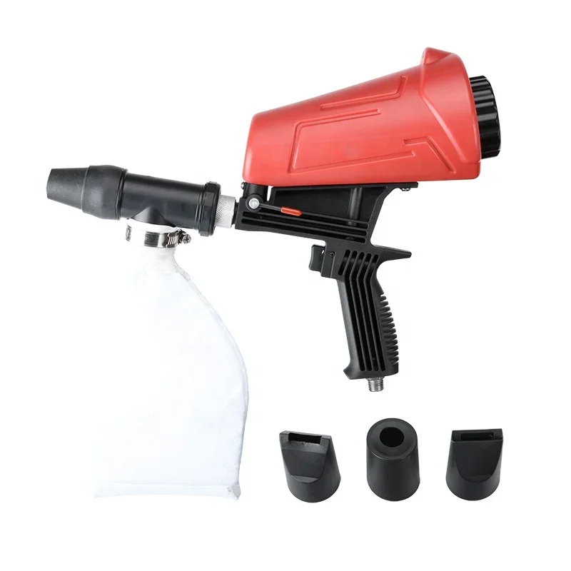 V641 Portable Gravity Sandblasting Gun Pneumatic Sandblaster Rust Paint Remove Blasting Air Sand Blasting Machine