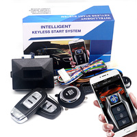Universal Car Alarm Auto Start Stop System Remote Control Engine Ignition Autostart Kit Keyless Push Start System Car Accessorie
