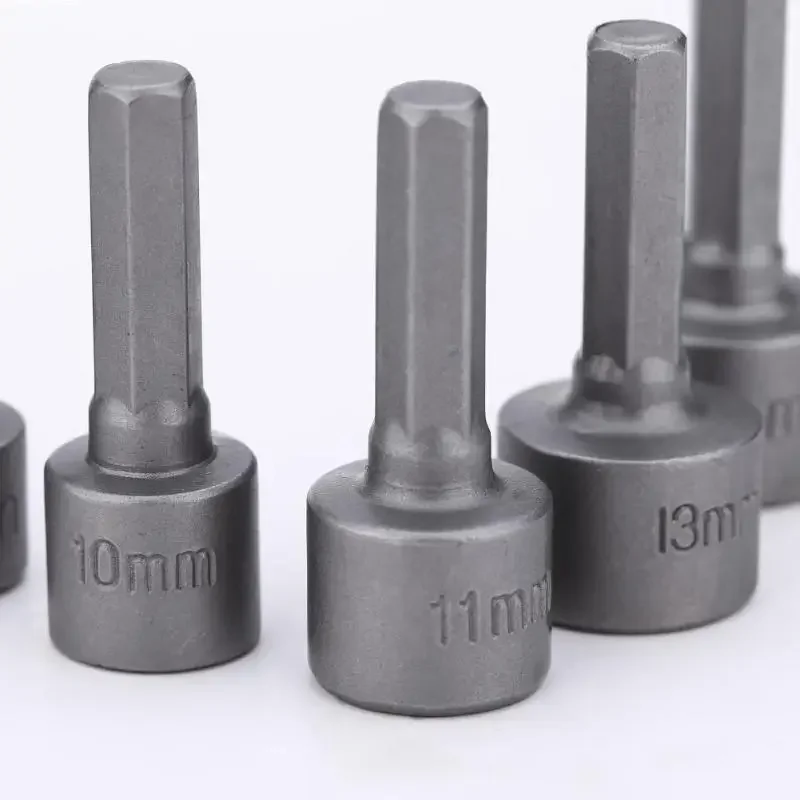 9-14pcs 5mm-13mm Hex Sockets Sleeve Nozzles Nut Driver Set Screwdriver Set Schroevendraaier Set Bits Sets Tools Socket Wrenches view 2
