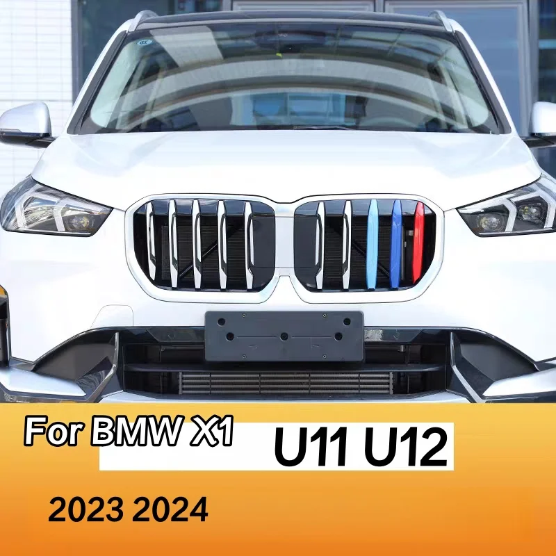 

Для BMW X1 2023 2024 U11 U12 ABS автомобильные передние решетки полосы чехлы сетки зажимы накладка автомобильные аксессуары 3 шт.