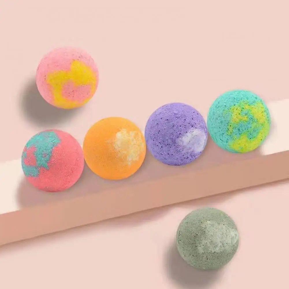 12Pcs/Set Bubble Small Bath Bombs Body Stress Relief Exfoliating Moisturizing Fragrances Aromatherapy SPA Salt Ball