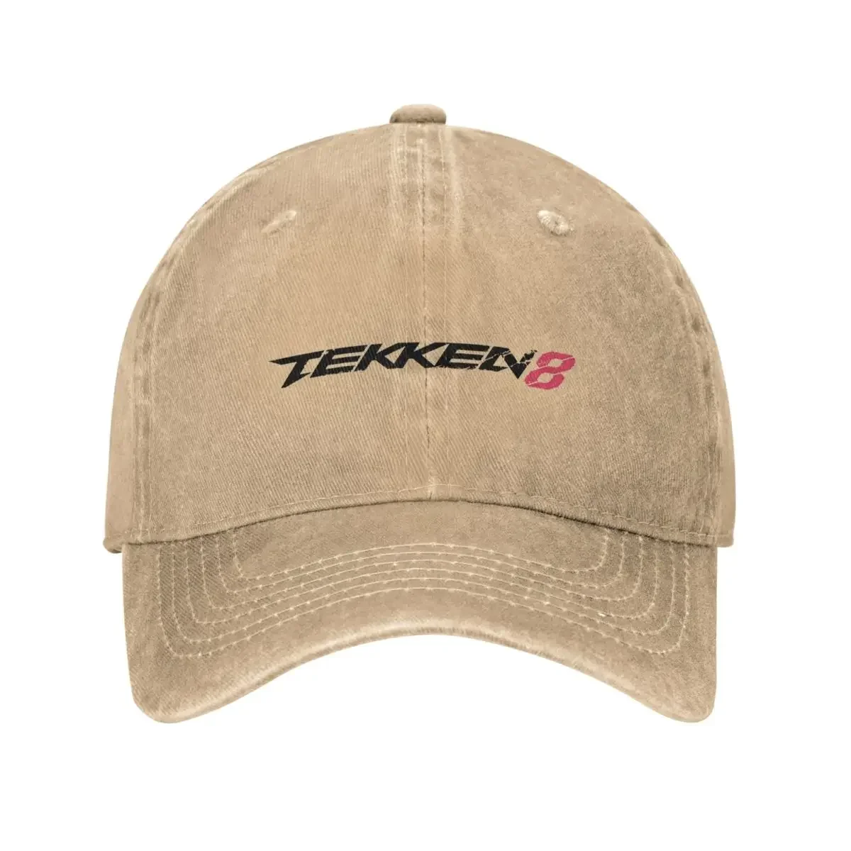 Tekken 8 Logo Washed Baseball Cap Video Game Streetwear Trucker Dad Hat Summer Women Men Hunting Camping Designer Baseball Caps