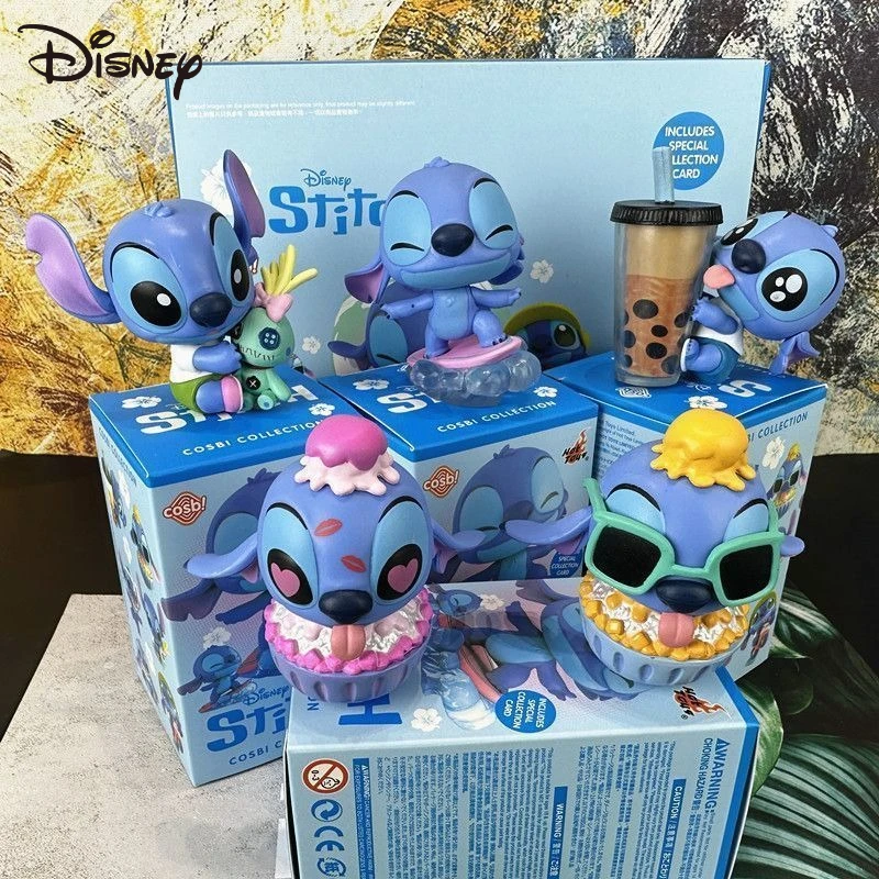 

Disney Lilo and Stitch Car Ornament Kawaii Cartoon Anime Accessories Doll Desktop Decoration Ornaments Couple Style Holiday Gift