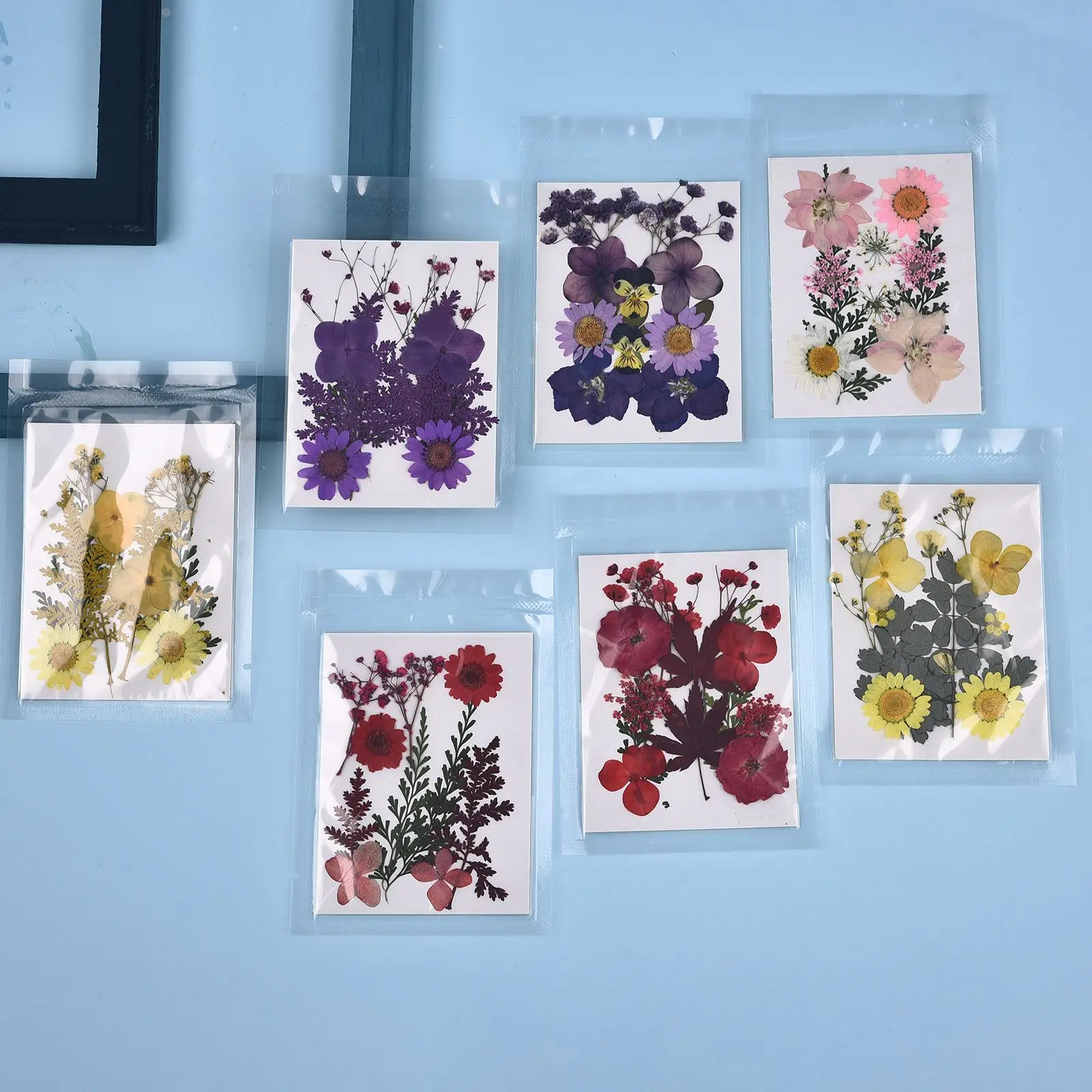 1 Pack Dried Flowers Pressed Flowers Stickers Aromatherapy Candle UV Epoxy Resin Mold Fillings Home Handmade Craft Filling Decor