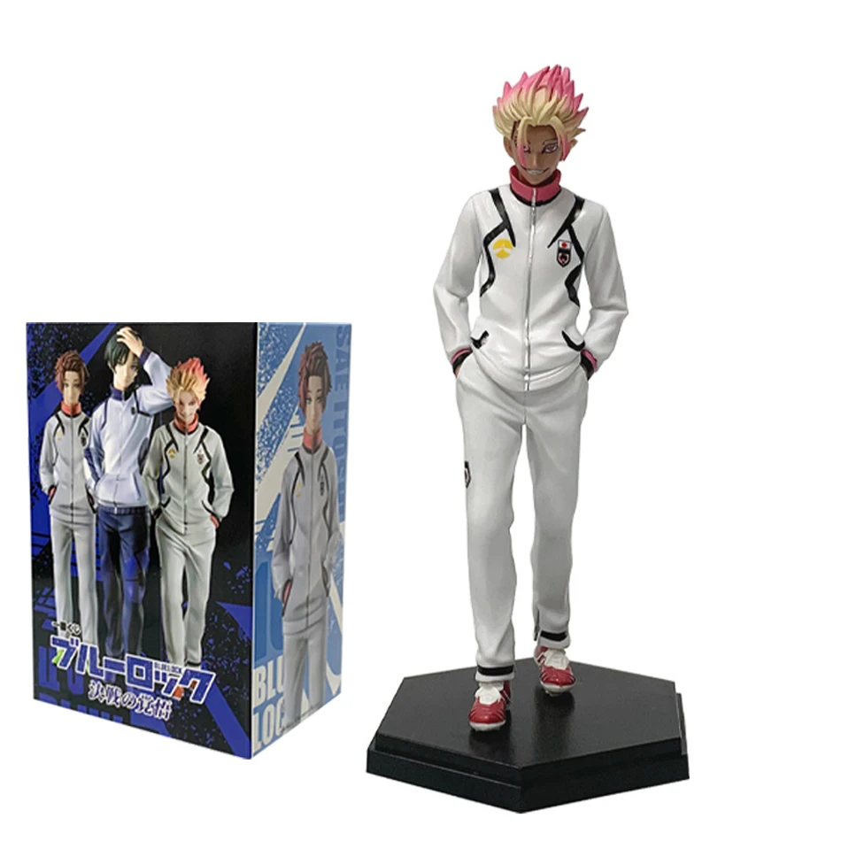 Anime 19cm BLUE LOCK: Episode Nagi Rin Itoshi Sae Shidou Ryuusei PVC Actionfiguren Anime Cartoon Modell Spielzeug Geschenk – Detail 5