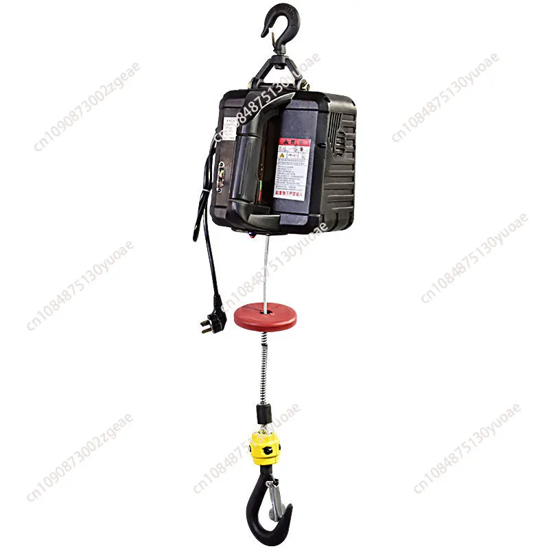 Portable Electric Hand Winch, Traction Block, Steel Wire Rope, Lifting Hoist, Towing Rope, 500kg, 220V, 110V