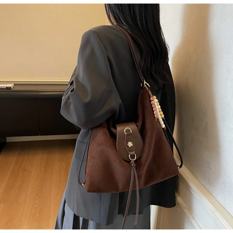 

Высококачественные женские сумки из кожи с рисунком жасмина. Модный прочный винтажный стиль. ​