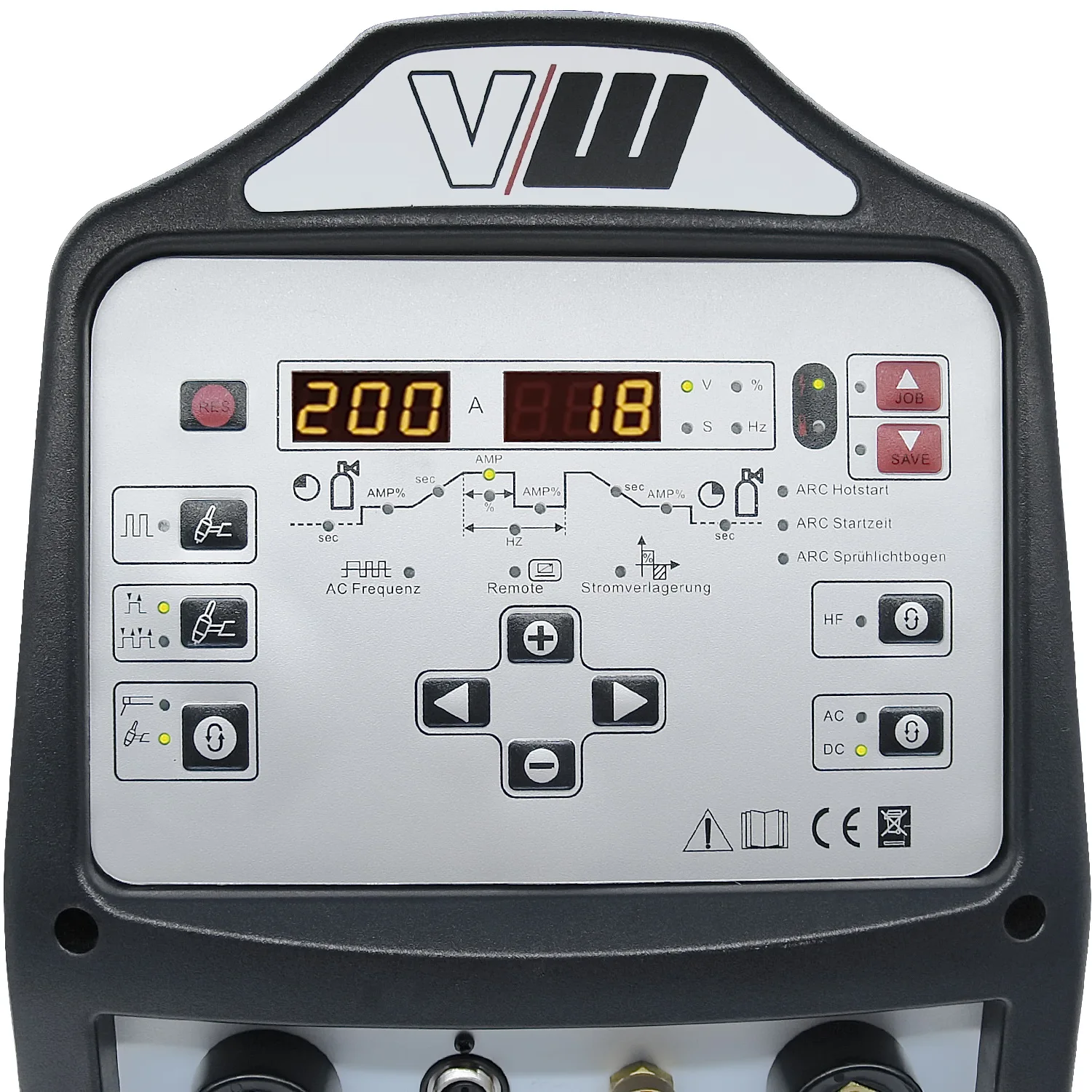 

V241 Tig Ac Dc сварочный аппарат 200A новый сорт для сварки алюминия и ионов