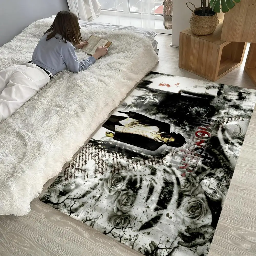 MONSTER Floor Mat Soft Thickened Absorbent Non-Slip Bedroom Living Room Door Mat Home Decor Flannel Rugs view 3