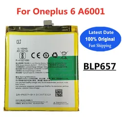 Bateria De Substituição Do Telefone Original, OnePlus 6 Bateria, OnePlus 6, OnePlus 6, 3300mAh, 2022