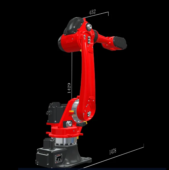 6-Axis Articulated Industrial Robot, IP54 Protected Robotic Arm  For Welding, Handling, Painting And Powder Coating