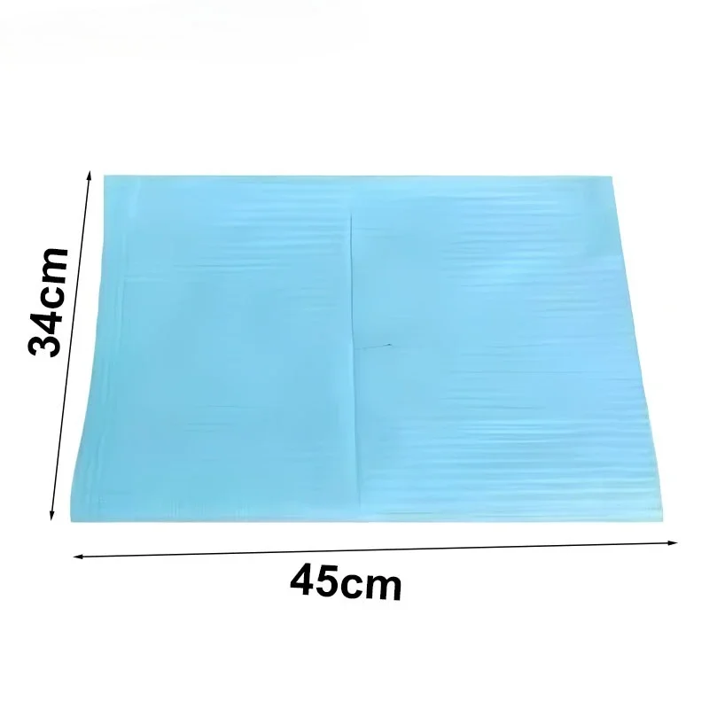 50pcs Disposable Waterproof Tattoo Clean Pad Dental Bibs Tattoo Bibs Table Covers Clean Pad Patient Dental Napkins Tattoo