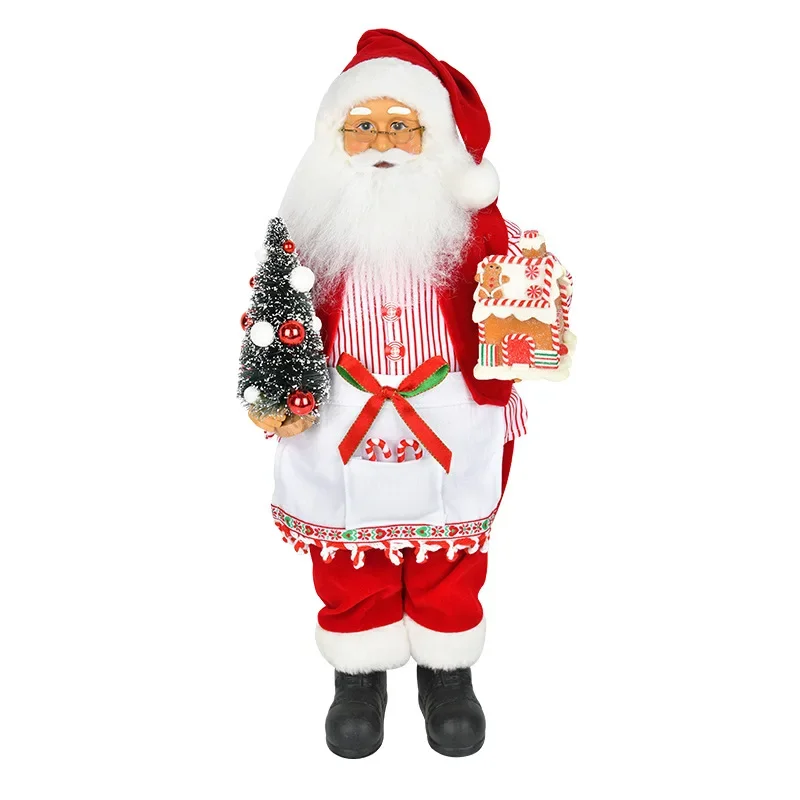 

Рождественский макет сцены, украшение для дома, окно торгового центра, украшение Санта-Клауса