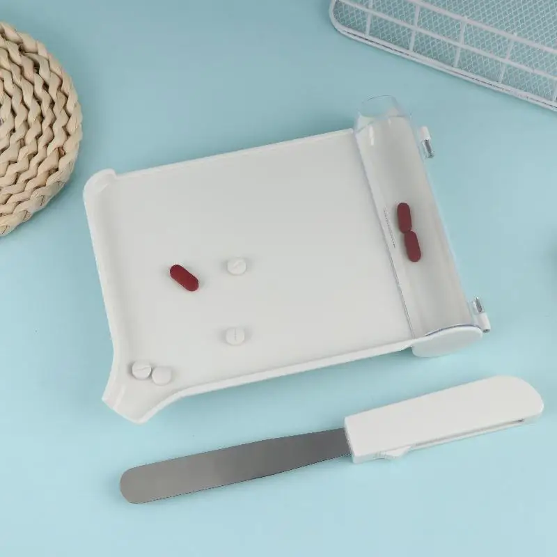 

Pill Counting Tray With Spatula Dispenser Tool For Pharmacists & Doctors