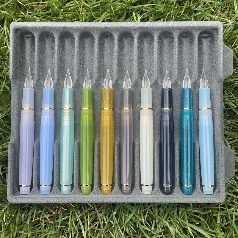 

Jinhao 82, модифицированная версия, ручка со стеклянным наконечником и сменным наконечником для перьевой ручки