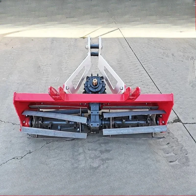 Four-wheel tractor with orchard lawn mower accessories universal