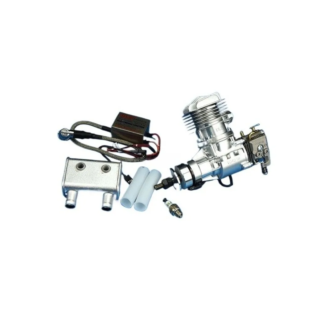 DLE20 20CC Miniature Model Engine Two Stroke Single Cylinder Side Exhaust Air Cooled Hand Started Displacement Engine