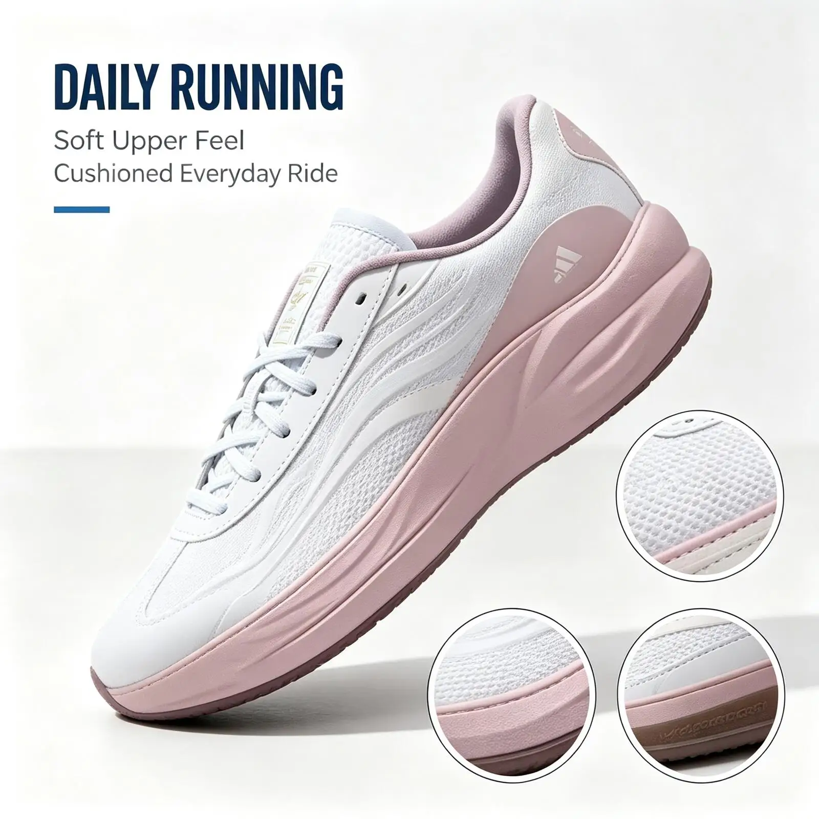 Adidas FLOATNOVA REAF LA3889 Running Shoes Mesh Breathable Lace‑Up Lightweight Cushioned Comfort Sports Sneakers Free Return