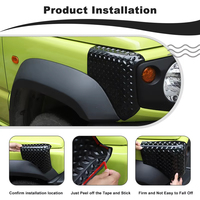 BAWA ABS Fender Wrap Corners Decoration Guard Cover for Suzuki Jimny 2019 2020 2021 2022 2023 2024 Exterior Accessories