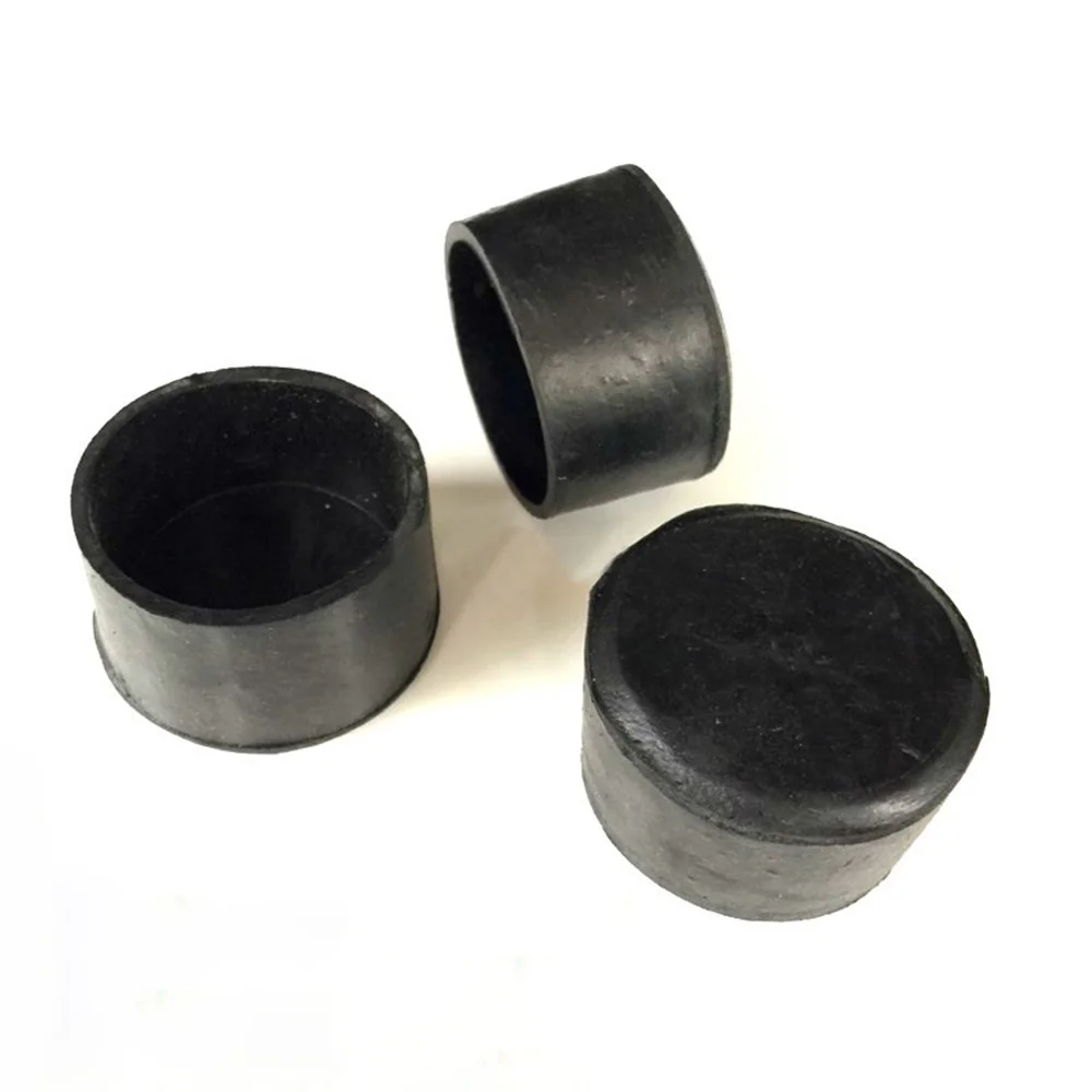 2/10 Piece Black Rubber Chair Foot Table Hold Pipe End Protective Capsules 10 12 15 16,45mm