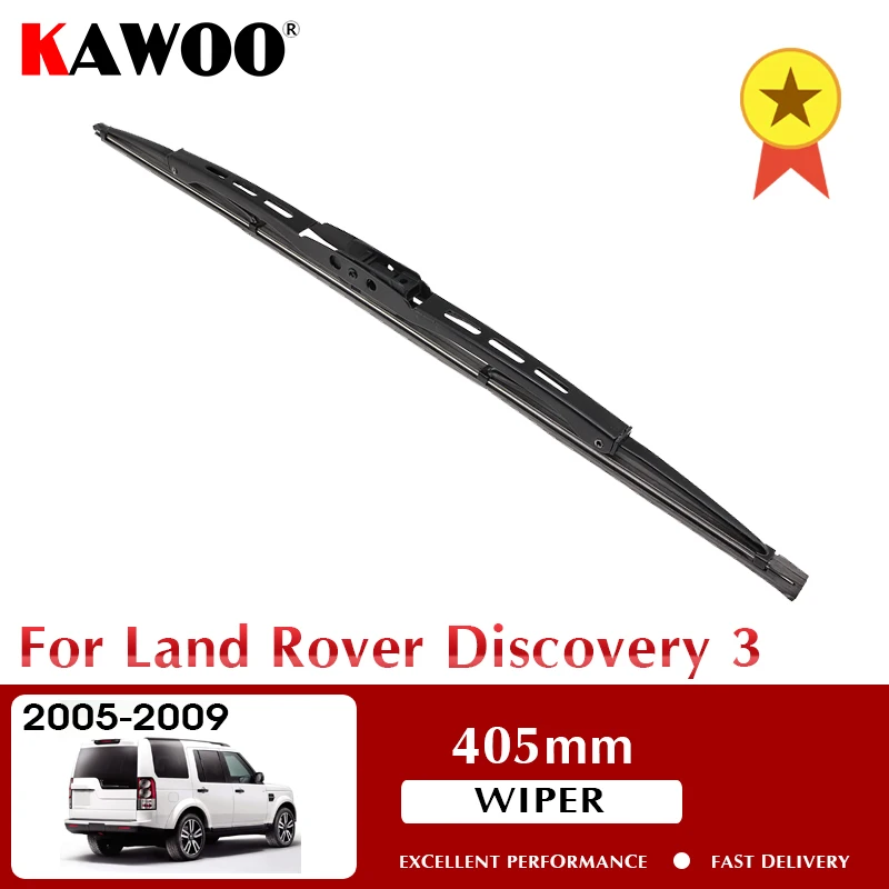 

KAWOO Car Rear Wiper Blade Blades Back Window Wipers For For Land Rover Discovery 3 Hatchback 2005-2009 405mm Windscreen Wiper