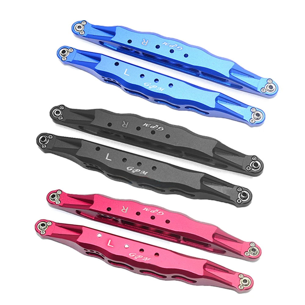 For LOSI 1/10 BAJA REY/ROCK REY 2Pcs Aluminum Alloy Rear Lower Trailing Arms 1/10 RC Off-road Vehicle Upgrade Spart Parts