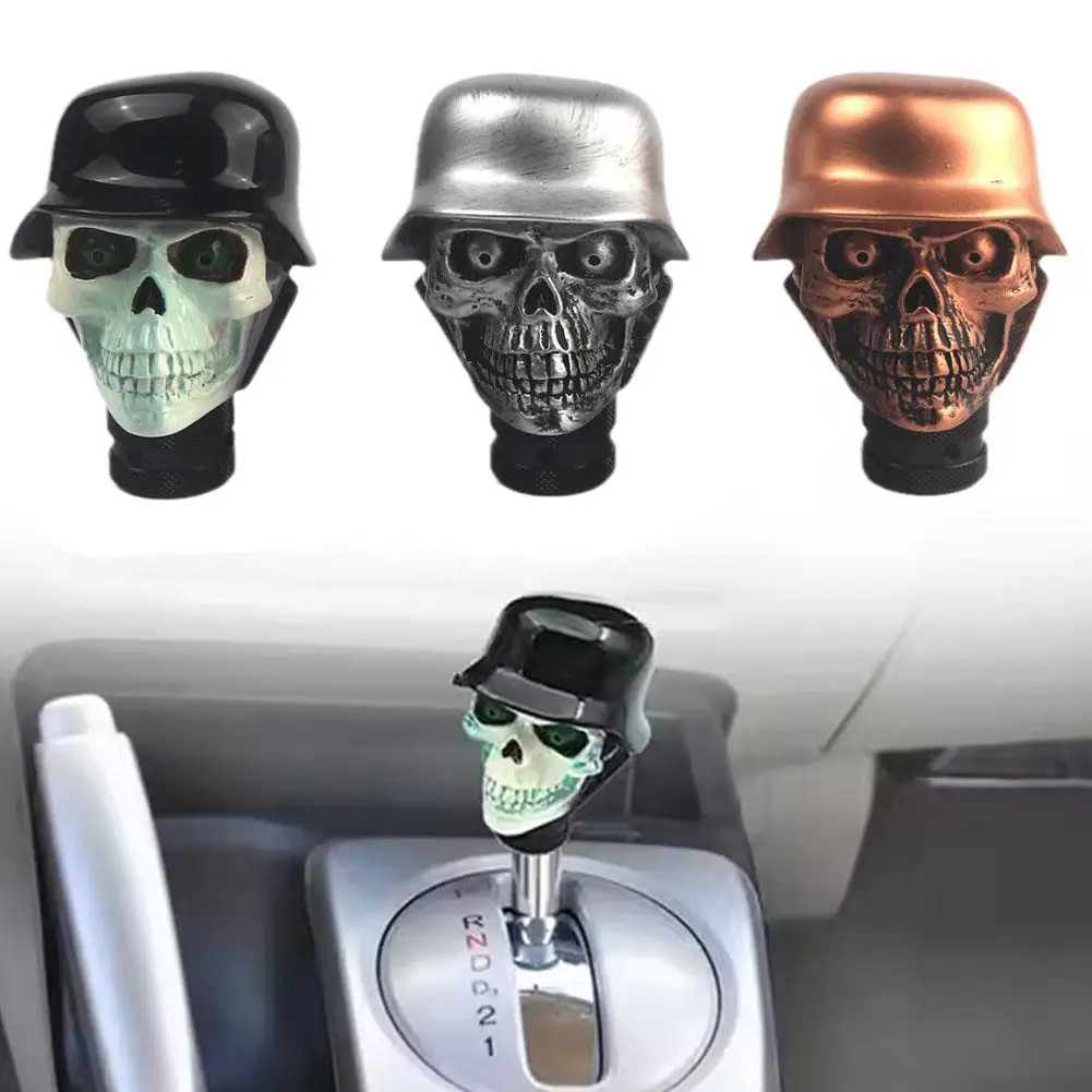 Shifter Knob Skull Gear Shift Skeleton Shape Shift Knob Stick Automatic Car Accessories Stick Shift Handle Car E0c8