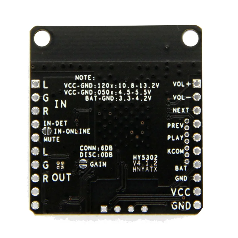 Y06A QCC3031 APTXHD Module Audio Input LINE-IN Lossless HiFi Bluetooth 5.0 Receiver Board for BT Headset NO DC 3.3-4.2V