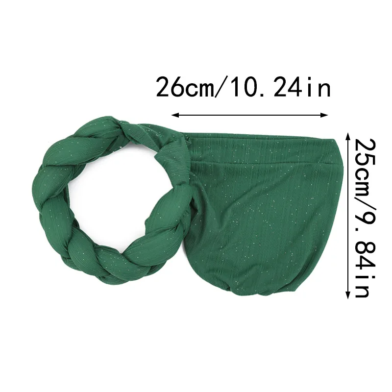 Glitzer Geflecht afrikanischen Headtie Kopf wickelt Frauen Kopftuch Motorhaube nigerian ische Hochzeit Auto Gele Cap Party Kopf bedeckung Kopfschmuck Hut