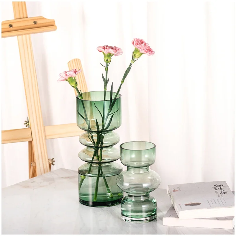 

Vases Home Decor Nordic Terrarium Green Modern Living Room Accessories Flower Pots статуэтки для интерьера цветочные горшки