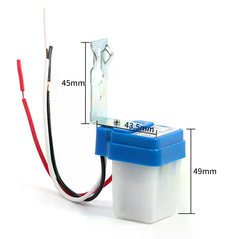 1Pcs Auto On/Off Photocell Street Light Switch Waterproof Photo Control Sensor Switch AC220V 10A Automatic Switch