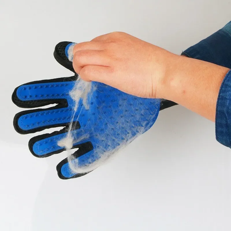 Pet Grooming Glove For Cats Brush Comb Cat Hackle Pet Deshedding Brush Glove For Animal Dog Pet Hair Gloves For Dog Grooming XW. - view 3