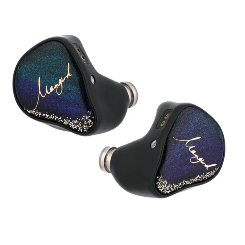 سماعات الرأس Mangird Tea Pro المحدثة 6BA + 2DD Hybrid عالية الأداء IEM Hifi مع كابل Xens المخصص