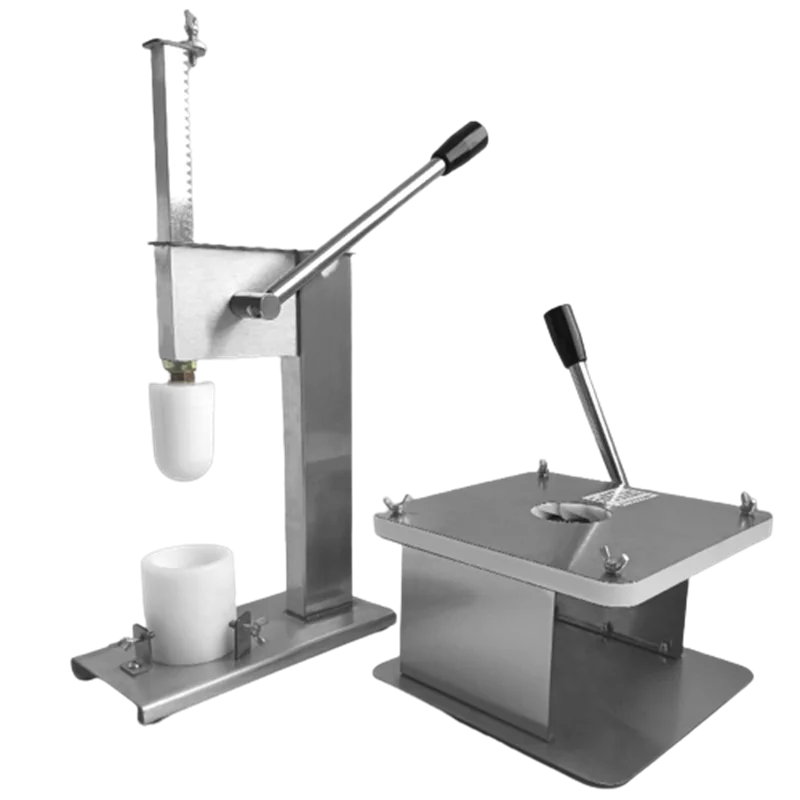 ITOP Manual Steamed Bun Dough Press & Dough Close Tool Stainless Steel Housing 3 Sizes Molds Optional Efficient Equipment